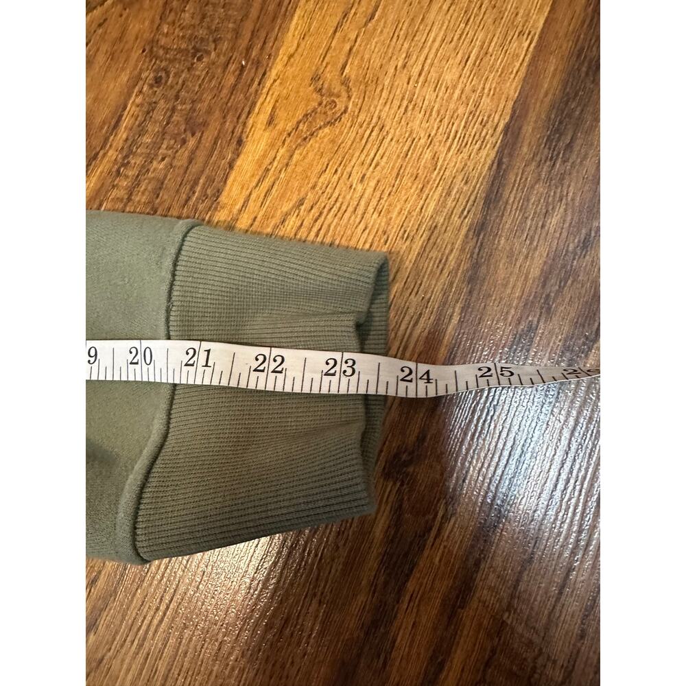 Lululemon Women's Scuba Oversized 1/2 Zip Hoodie Green XL/XXL Lounge Travel Cozy - Picture 9 of 9